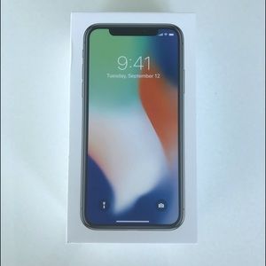 iPhone X 64GB Box - Brand-new!